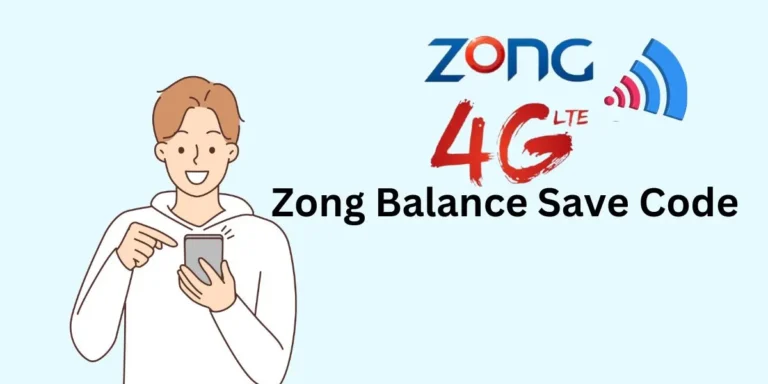 zong balance save code